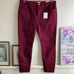 Zenana 2x wine jeans